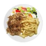 Chicken Meat, Chips & Salads